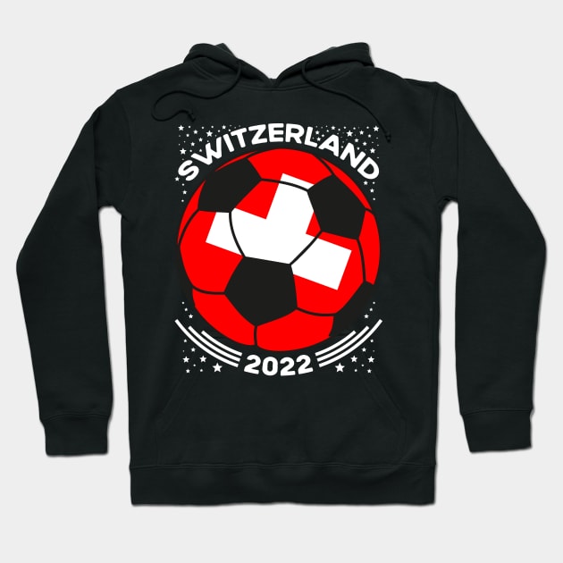 Switzerland Flag Soccer Football Team Hoodie by mcoshop